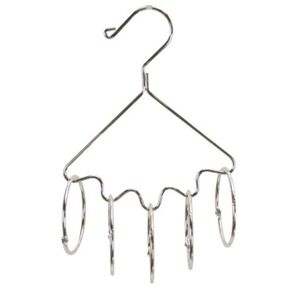 Accessory Organizer Hang Silver‎ Open Ring  Purchase Scarves Belts Ties J…